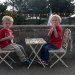 Ices by the boating lake: North Lodge Park