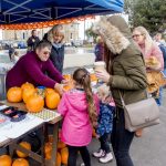 pumpkin carving in North Lodge park